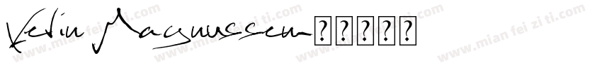 Kevin Magnussen字体转换